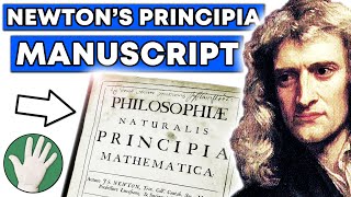 Newtons Principia Manuscript  Objectivity 100 [upl. by Brandea544]