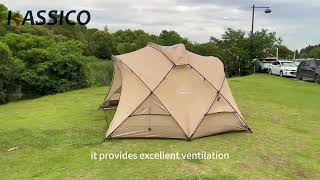 Ultralight Automatic Dome Camping Tent  KASSICO [upl. by Ayik]