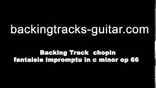 backing track chopin fantaisie impromptu in c minor op 66 [upl. by Aihselef]