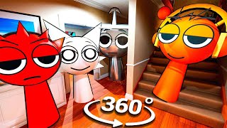 Sprunki Hide and seek in the House  360° VR [upl. by Yaned130]