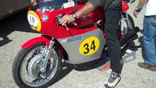 Paton and MV Agusta 500s in Classic Moto Jarama 2010 [upl. by Atikihs]