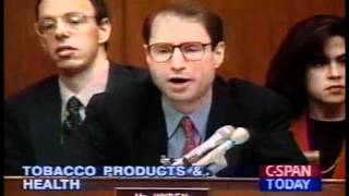 1994  Tobacco Company CEOs Testify Before Congress [upl. by Reffinnej]