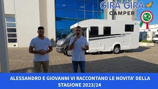 Camper Arca Adria CI Elnagh Panama Roller Team Sun Living Xgo NEWS Stagione 2024 e Xcamp 95 plus [upl. by Ahteral]