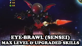 Skylanders Imaginators  Corrupted Sentinel EyeBrawl  MAX LEVEL amp UPGRADED SKILLS  GAMEPLAY [upl. by Hollinger]