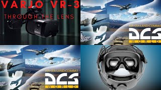 VARJO VR3 QUICK THROUGH THE LENS IN DCS WORLD [upl. by Aryamo]