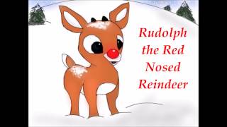 Rudolph The Red Nosed Reindeer Lyrics [upl. by Akemad]