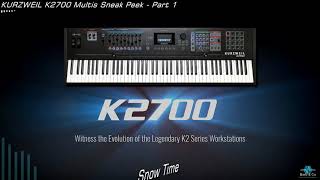 Demo Multis Kurzweil K2700 Part 1 [upl. by Noet791]