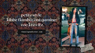 Kibbe Flamboyant Gamine Zoe Kravitz Inspiration [upl. by Thurmann]