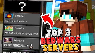 Top 3 Bedwars Servers For Minecraft Bedrock 120 [upl. by Lednyc]