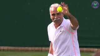 MUST WATCH Mansour Bahrami wins first singles match at Wimbledon  Wimbledon 2023 [upl. by Shuman148]