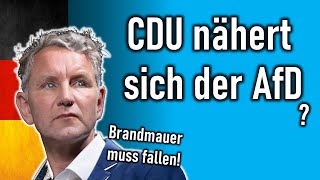 Brandmauer FÄLLT in Thüringen durch CDU [upl. by Pejsach]