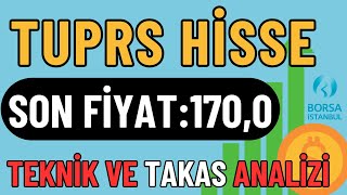 TUPRS HİSSE TEKNİK VE TAKAS ANALİZİ [upl. by Walsh]