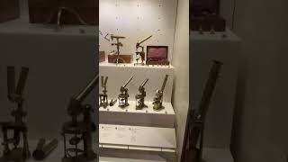 Huge early telescopes and microscopes at Galileo Museum in Florence Italy [upl. by Leland867]