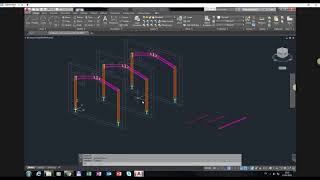 02 Open an Advance Steel model within AutoCAD with Object Enabler [upl. by Htebzile]