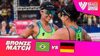 ThamelaVictoria vs IttlingerVan de Velde  Bronze Match Highlights  RDJ 2024 BeachProTour [upl. by Kenn]