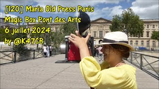 120 Maria Leica Q3 Old Press Paris Polaroid Magic Box Pont des Arts 6 juillet 2024 by K47CB [upl. by Costanza]