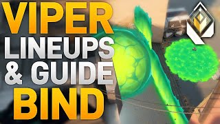 ULTIMATE Viper Lineups Guide For BIND 2023  PostPlant Lineups OneWay Setups amp More [upl. by Hindu]