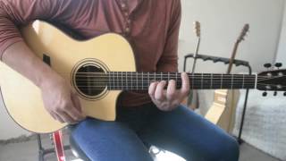 Chris Isaak  Wicked Game Solo Acoustic Guitar Cover  Tim Van Roy [upl. by Wernda571]