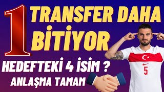 1 Transfer bitiyor Anlaşma tamam gözler hedefteki 4 isimde son dakika trabzonspor [upl. by Nilved]