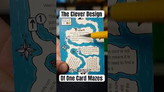 One Card Mazes 🧩 deckofdmthings diy maze dnd giftideas review [upl. by Bowes604]