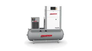 FM22 Air Compressor with Tank and Dryer Animation [upl. by Mahoney]