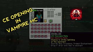 Custom enchants opening in vampire Mc vampiremc minecraft video [upl. by Hedgcock226]