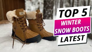 Top 5 Best Winter Snow Boots Warmth and Comfort 2024 [upl. by Emoryt]