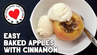 Easy Baked Apples Recipe With Cinnamon and Brown Sugar  Easy Dessert Recipes  Cooking Up Love [upl. by Nathanil]