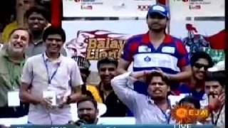 ManaTeluguMoviesnet  Tollywood T20  Chiru Cheetahs vs Nag Kings  3  Akhil Akkineni batting [upl. by Toft]