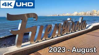 Fuengirola Port amp Seaside Walking Tour in 4K  2023 August [upl. by Alvy563]