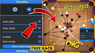 Carrom Best Aim Hack  ChetoBox Hack Carrom✅ How To Use In Carrom Pool Hack ChetoBox🤯 Akil Dp Gaming [upl. by Nitsreik]