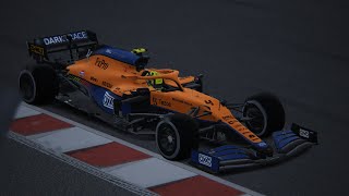 Assetto Corsa Mclaren MCL35M by SuzQ released Hot lap at Sochi with Lando Norris [upl. by Ledif429]