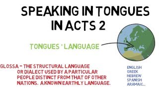 SPEAKING IN TONGUES IN ACTS 2 [upl. by Omissam]