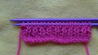 Knitting Rib for Beginners cast on kn pu amp Rib [upl. by Eimmelc455]