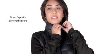 Fossa Apparel 1556 Ladies Hybrid Down Puffer Jacket [upl. by Yenolem]