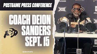 Deion Sanders postgame press conference vs Colorado State  CBS Sports [upl. by Noisla]