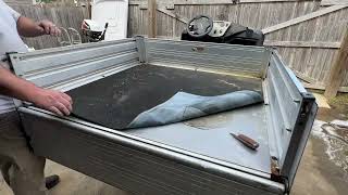 Carryall 500 Golf Cart Gets Aluminum Bed Polished amp Raptor Liner Bed Coating [upl. by Ludba]