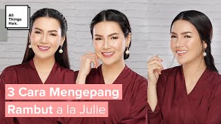 3 Cara Mengepang Rambut Panjang  Tutorial [upl. by Fritts]