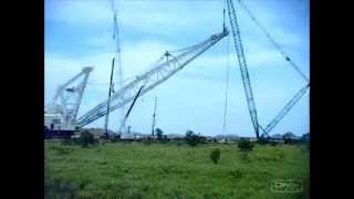 Dragline Accident Boom falls [upl. by Ecirrehs]