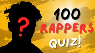 Name 100 RAPPERS Quiz • Guess the Rapper by Picture • How Many Rappers Do You Know • Hip Hop Trivia [upl. by Imoin]