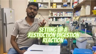 Setting up a restriction digestion reaction and gel analysis [upl. by Dolora882]