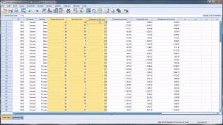 Converting Variables into T Scores in SPSS [upl. by Nickey]