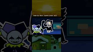 Spamton pranks Jevil  UndertaleDeltarune Short deltarune undertale spamton jevil [upl. by Daffie]