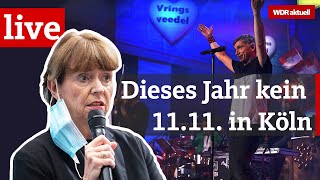 Karneval 2020 Sessionsauftakt in Köln offiziell abgesagt  WDR aktuell [upl. by Reiniar]