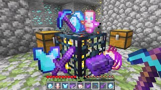 Minecraft UHC but with an infinite item spawner [upl. by Nailimixam300]