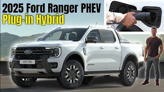 2025 Ford Ranger PHEV Plug in Hybrid Revealed [upl. by Drahser]