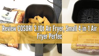 Review COSORI 21Qt Air Fryer Small 4in1 Air Fryer Perfect for Simple Meals and Snack Easy to Le [upl. by Leasia807]