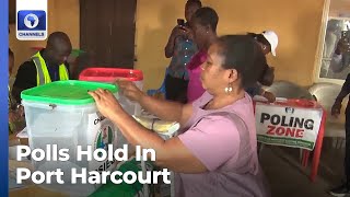 Rivers LG Election Polls Hold In Port Harcourt ObioAkpor LGAs [upl. by Eerdna]