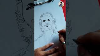 Portrait Sketch of Himel  Step by Step Drawing  Sketch [upl. by Brena669]