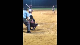 Jasmine McQuaig batting vs Dunnellon High School [upl. by Katerina243]